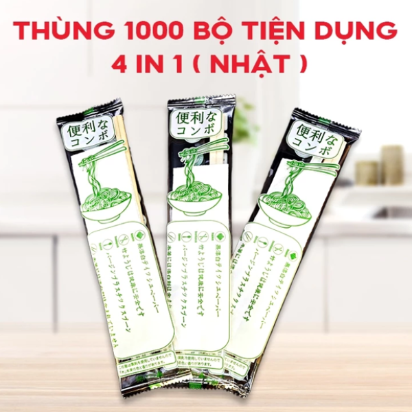 Combo Muỗng Đũa Dùng Một Lần